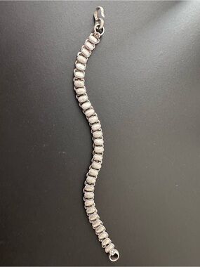 ANTIQUE STAMPED RAJASTHAN RARE BRACELET (HEAVY) HIGH GRADE COIN SILVER 800-900